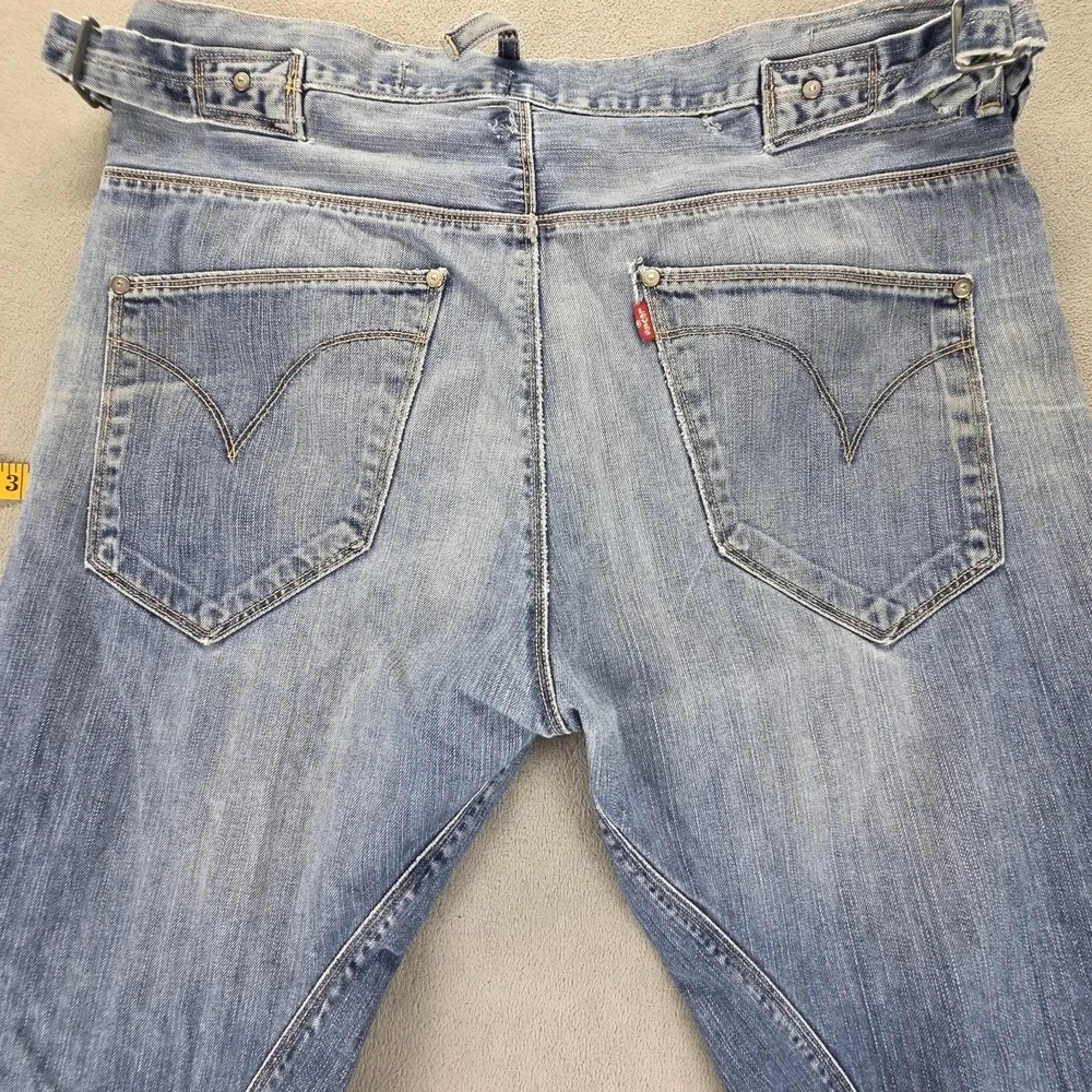 Vintage Levis Engineered Jeans‎ Mens Blue Buckle Back Twisted Fits 36x31